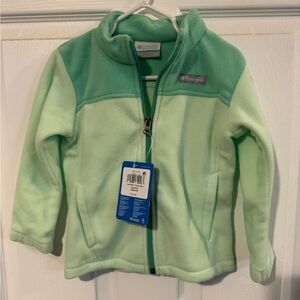 NWT Columbia Mint Green Fleece Jacket
